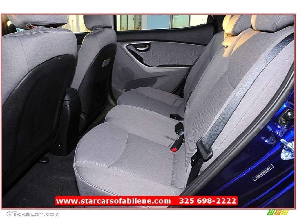 2013 Elantra GLS - Indigo Night / Gray photo #20