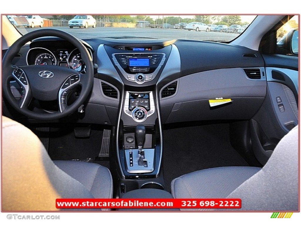 2013 Elantra GLS - Indigo Night / Gray photo #28