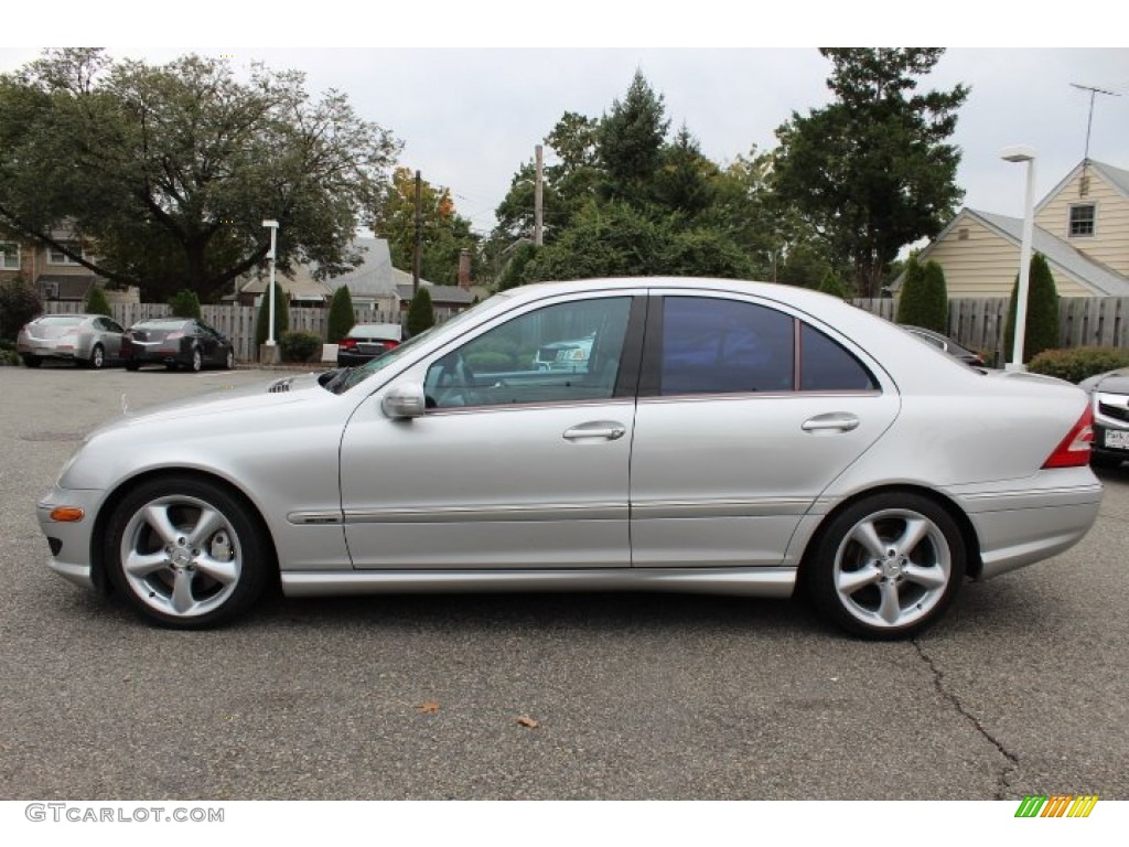 Brilliant Silver Metallic 2005 Mercedes-Benz C 230 Kompressor Sedan Exterior Photo #71905979