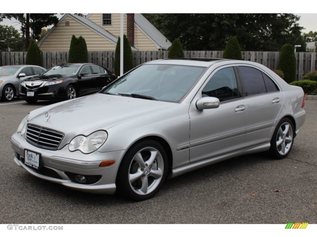 Brilliant Silver Metallic 2005 Mercedes-Benz C 230 Kompressor Sedan Exterior Photo #71906001