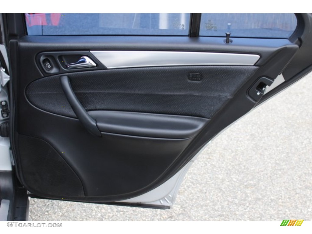 2005 Mercedes-Benz C 230 Kompressor Sedan Black Door Panel Photo #71906307