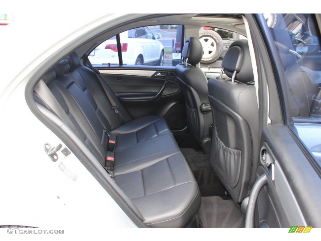 Black Interior 2005 Mercedes-Benz C 230 Kompressor Sedan Photo #71906325