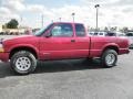 1998 Medium Red Metallic Chevrolet S10 LS Extended Cab 4x4  photo #4
