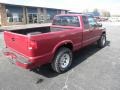 Medium Red Metallic 1998 Chevrolet S10 LS Extended Cab 4x4 Exterior