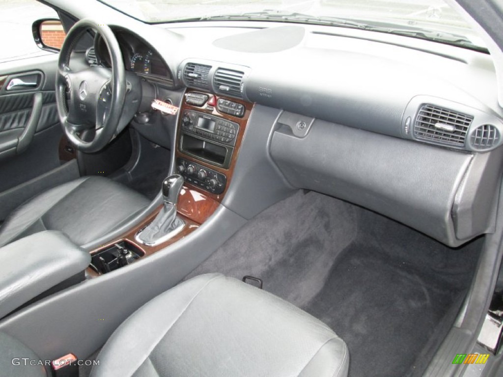 Charcoal Interior 2003 Mercedes-Benz C 240 4Matic Sedan Photo #71909646
