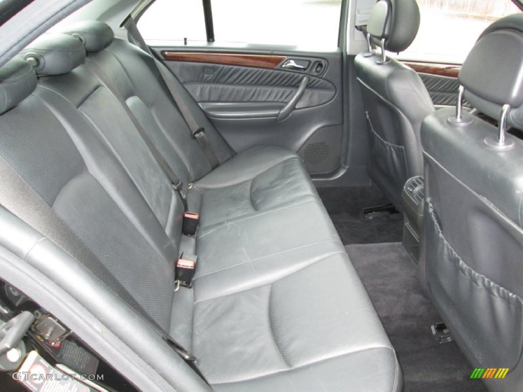 Charcoal Interior 2003 Mercedes-Benz C 240 4Matic Sedan Photo #71909682