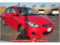 Boston Red - Accent GLS 4 Door Photo No. 8