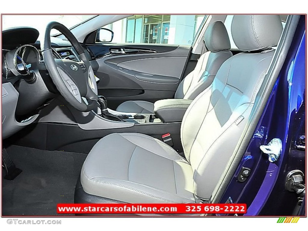 2013 Sonata Limited - Indigo Night Blue / Gray photo #16