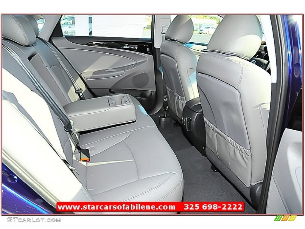 2013 Sonata Limited - Indigo Night Blue / Gray photo #26