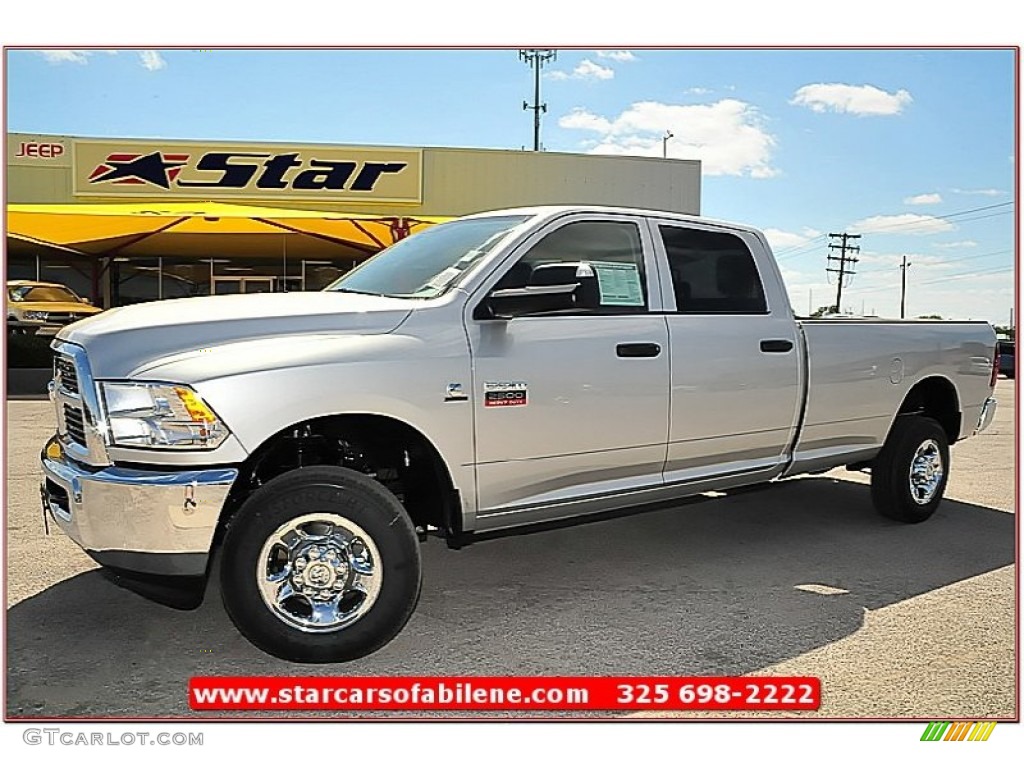 2012 Ram 2500 HD ST Crew Cab 4x4 - Bright Silver Metallic / Dark Slate/Medium Graystone photo #1