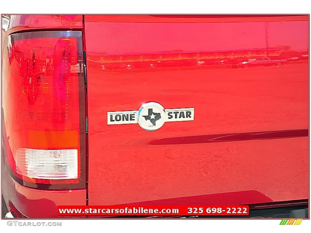 2012 Ram 1500 Lone Star Quad Cab - Deep Cherry Red Crystal Pearl / Light Pebble Beige/Bark Brown photo #5