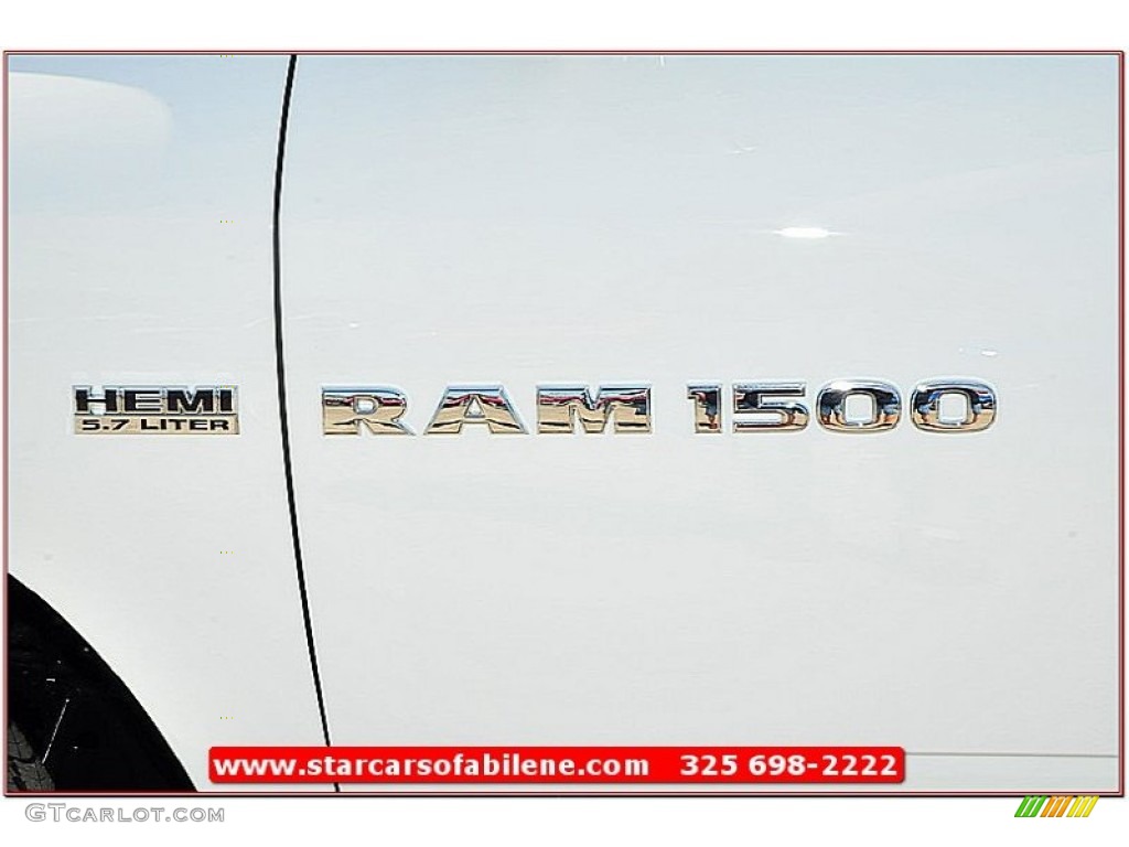 2012 Ram 1500 Lone Star Quad Cab - Bright White / Light Pebble Beige/Bark Brown photo #3