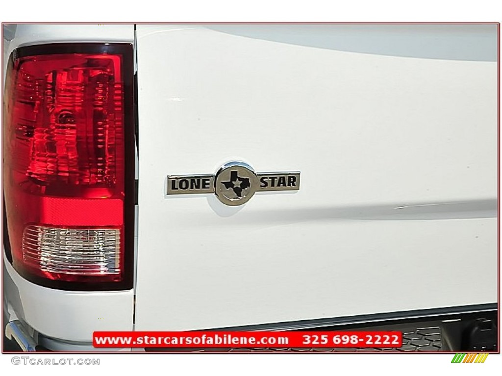 2012 Ram 1500 Lone Star Quad Cab - Bright White / Light Pebble Beige/Bark Brown photo #5