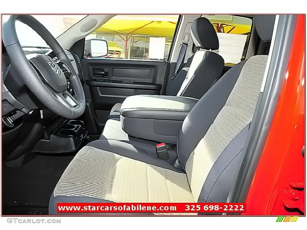 2012 Ram 1500 Express Quad Cab - Flame Red / Dark Slate Gray/Medium Graystone photo #12