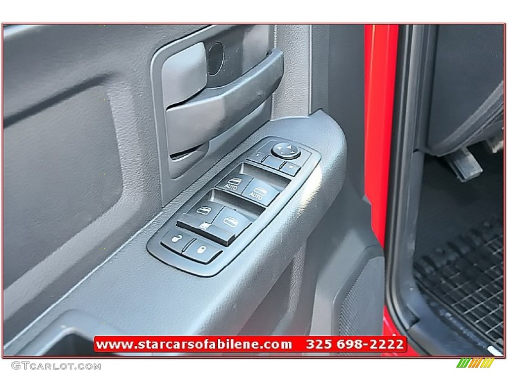 2012 Ram 1500 Express Quad Cab - Flame Red / Dark Slate Gray/Medium Graystone photo #14