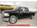 2012 Black Dodge Ram 1500 Lone Star Quad Cab  photo #1