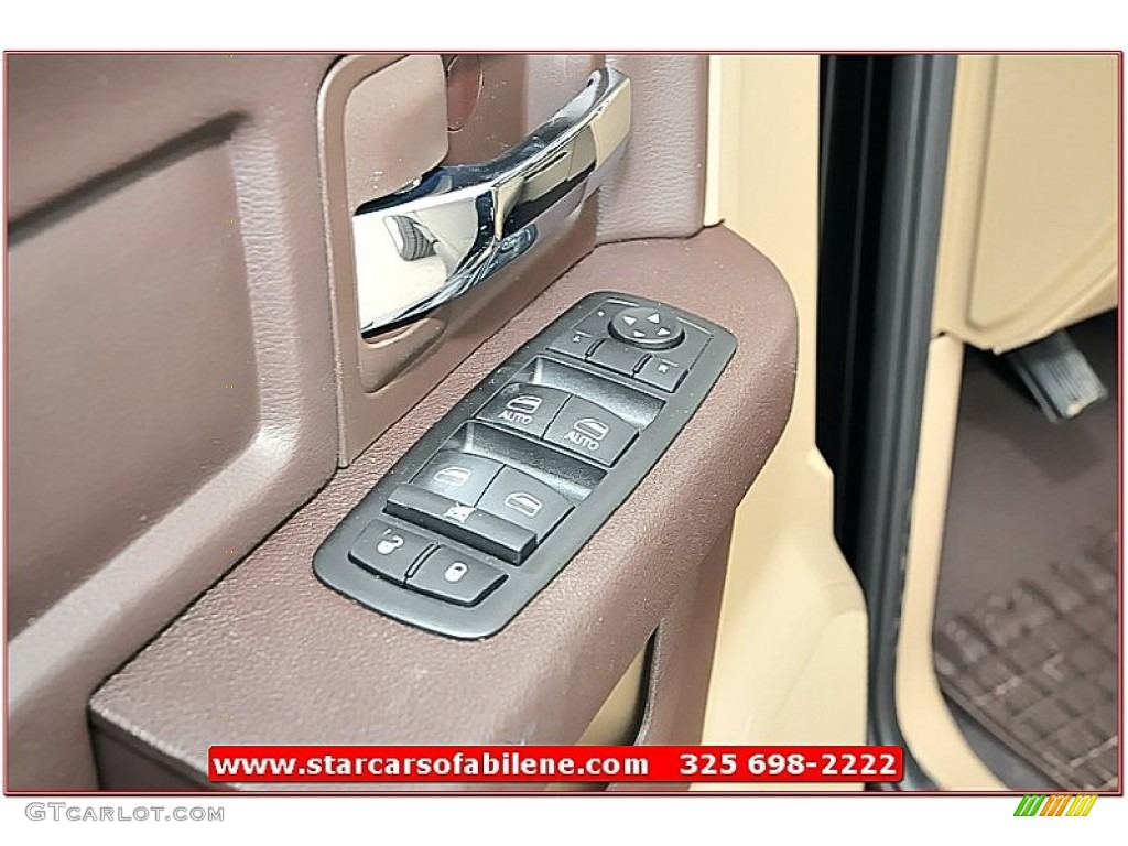 2012 Ram 1500 Lone Star Quad Cab - Black / Light Pebble Beige/Bark Brown photo #14