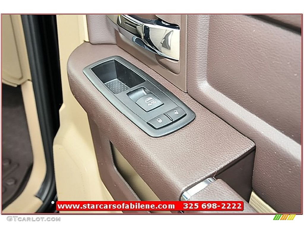 2012 Ram 1500 Lone Star Quad Cab - Black / Light Pebble Beige/Bark Brown photo #23