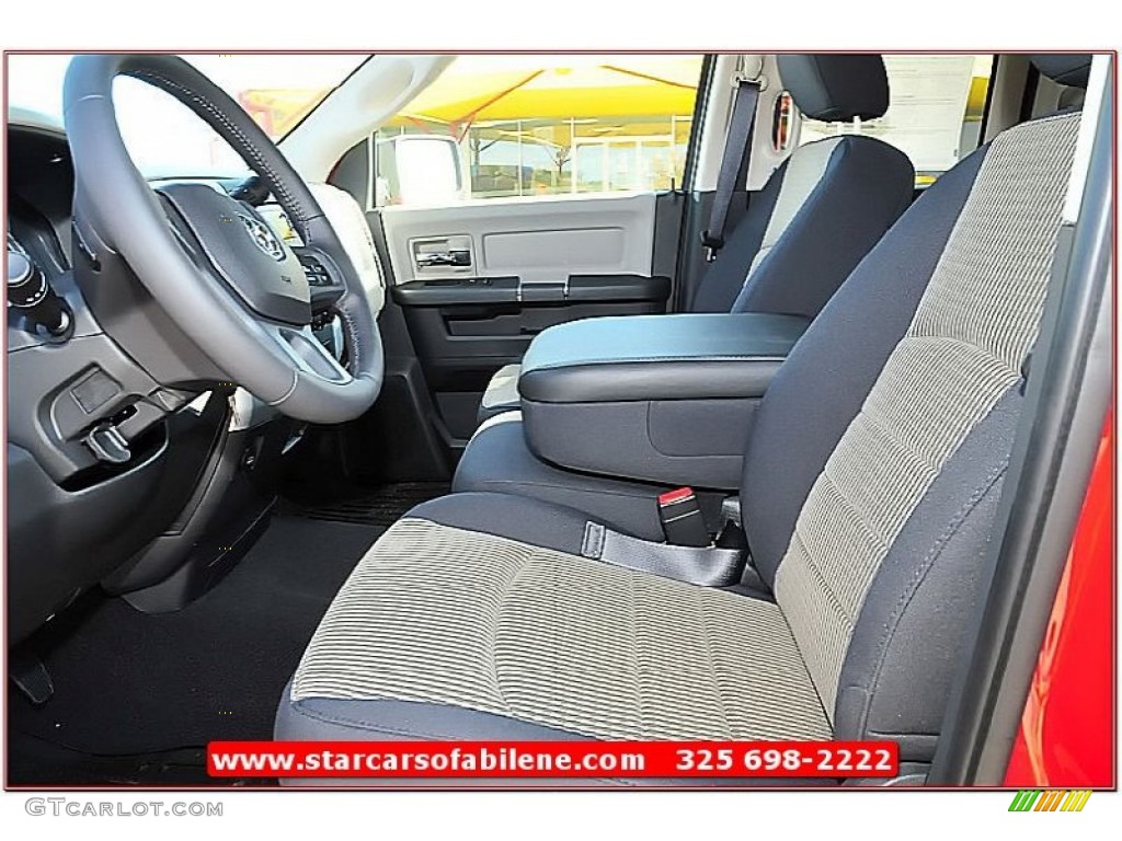 2012 Ram 1500 Lone Star Quad Cab - Flame Red / Dark Slate Gray/Medium Graystone photo #13