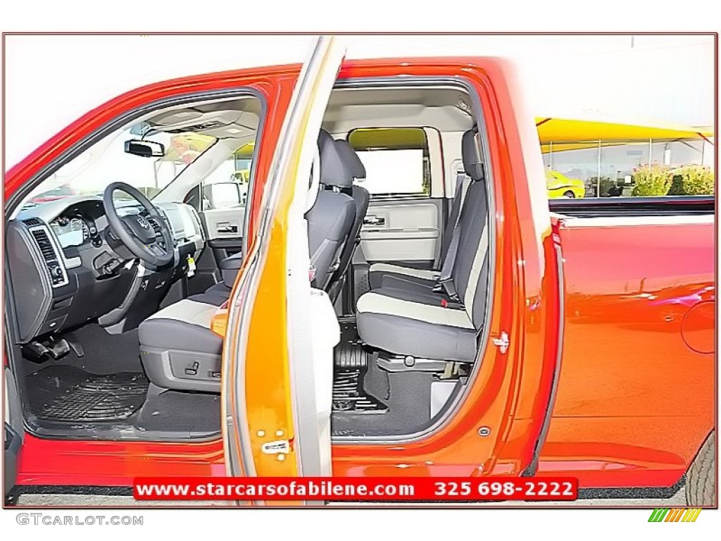 2012 Ram 1500 Lone Star Quad Cab - Flame Red / Dark Slate Gray/Medium Graystone photo #21