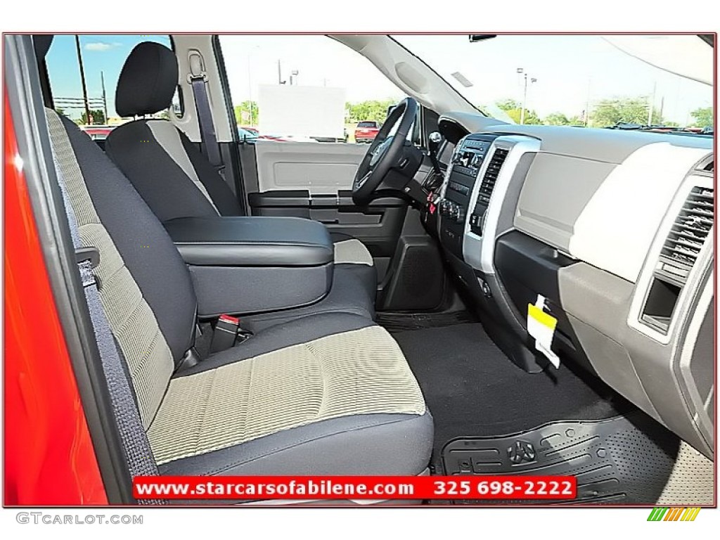 2012 Ram 1500 Lone Star Quad Cab - Flame Red / Dark Slate Gray/Medium Graystone photo #24