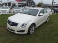 2013 White Diamond Tricoat Cadillac ATS 2.5L Luxury  photo #1