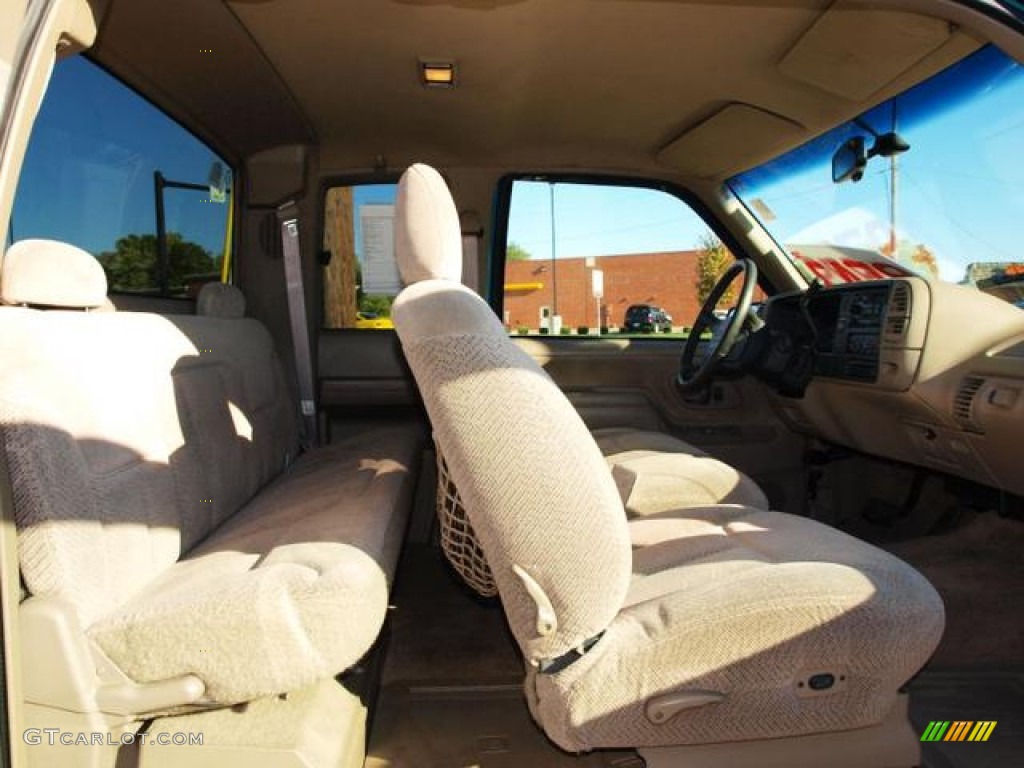 1996 C/K C1500 Extended Cab - Bright Teal Metallic / Tan photo #4