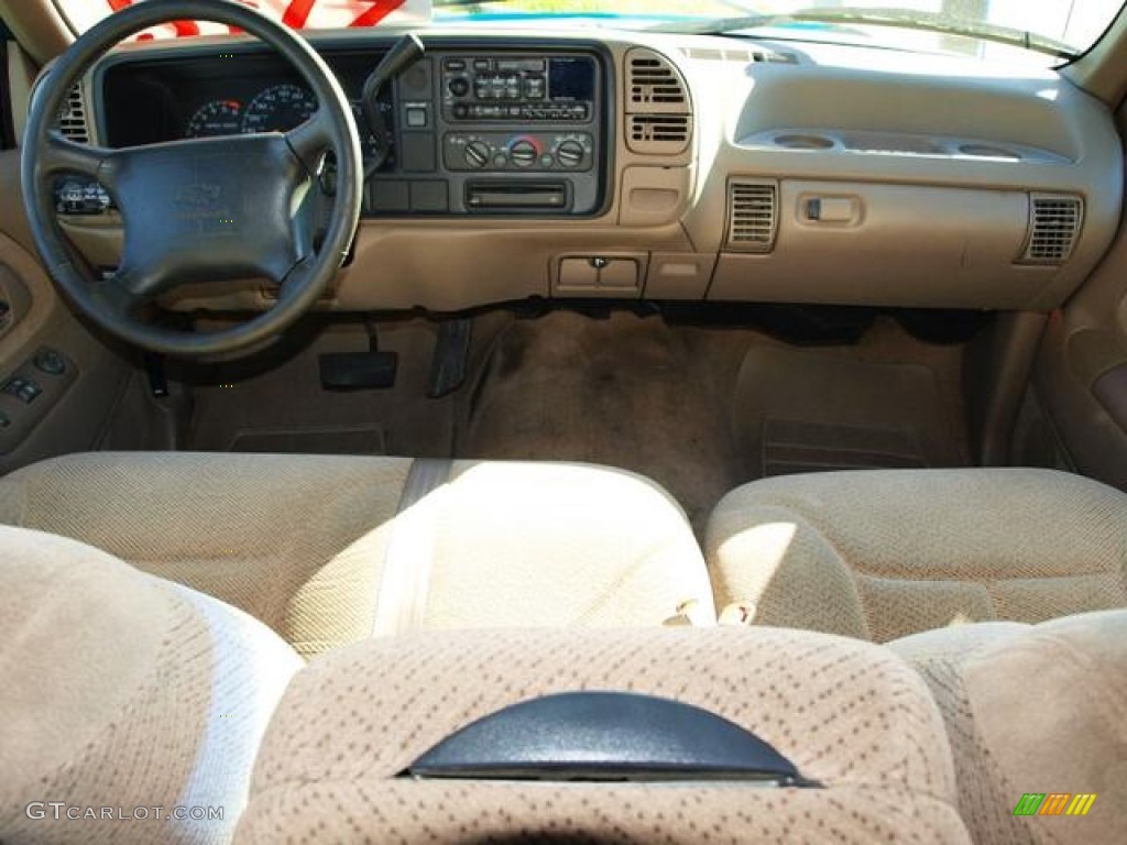 1996 C/K C1500 Extended Cab - Bright Teal Metallic / Tan photo #5