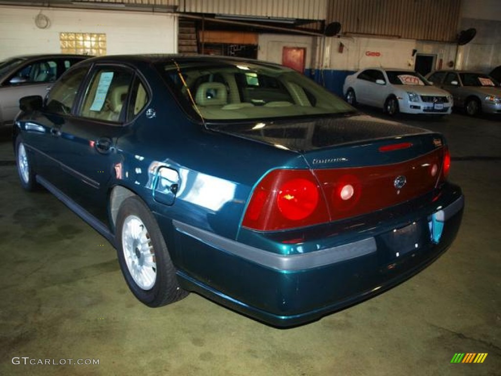 2000 Impala LS - Dark Jade Green Metallic / Light Oak photo #3