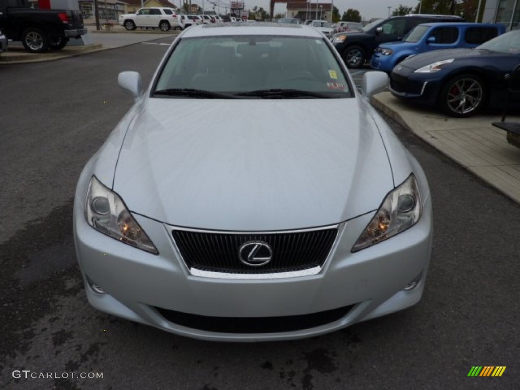 2008 IS 250 AWD - Starfire White Pearl / Sterling Gray photo #2