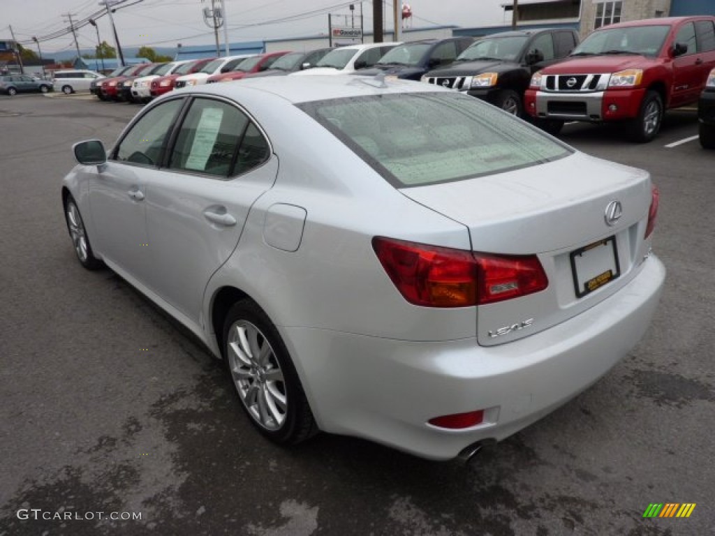 2008 IS 250 AWD - Starfire White Pearl / Sterling Gray photo #4