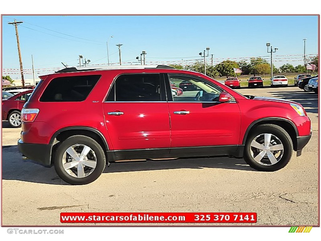 2011 Acadia SLT AWD - Red Jewel Tintcoat / Cashmere photo #8