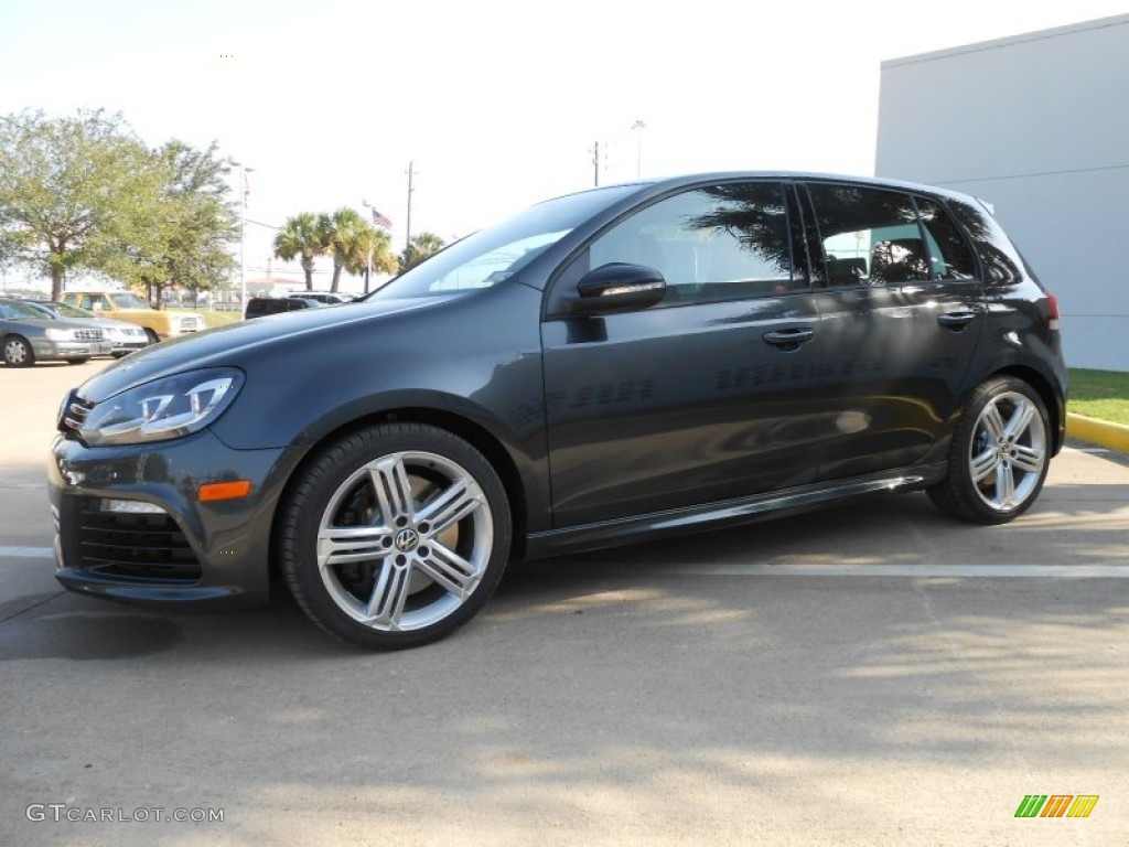 2013 Golf R 4 Door 4Motion - Carbon Steel Gray Metallic / Titan Black photo #3