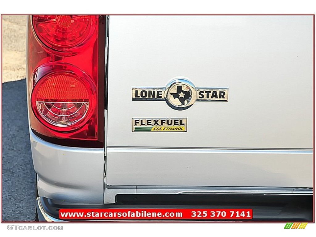 2008 Ram 1500 Lone Star Edition Quad Cab - Bright Silver Metallic / Medium Slate Gray photo #4