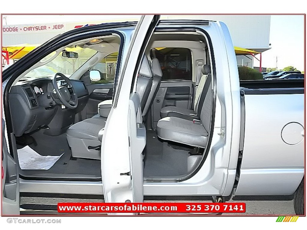 2008 Ram 1500 Lone Star Edition Quad Cab - Bright Silver Metallic / Medium Slate Gray photo #22