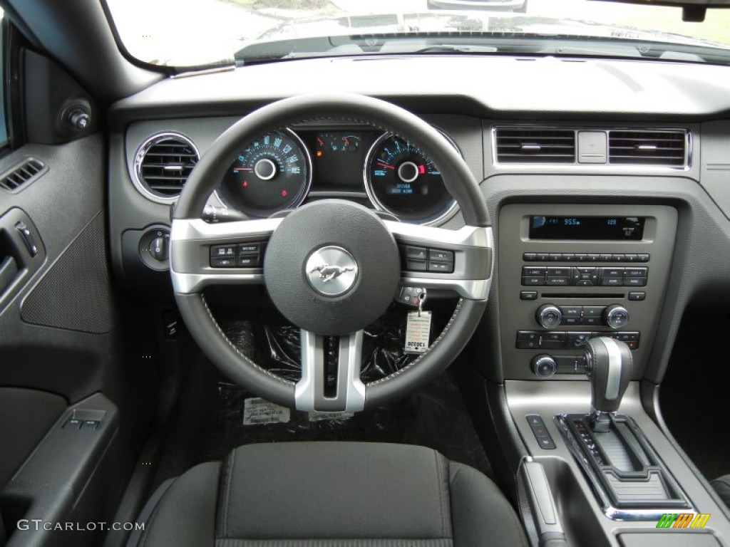 2013 Mustang V6 Coupe - Black / Charcoal Black photo #7