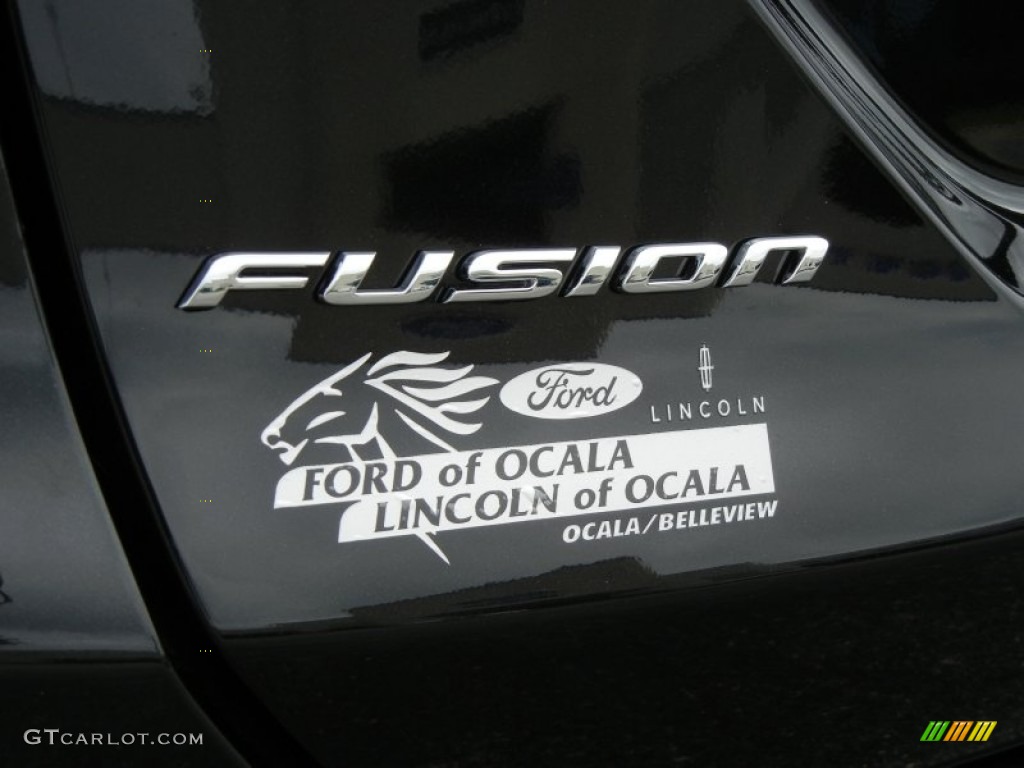 2013 Fusion SE - Tuxedo Black Metallic / Charcoal Black photo #4