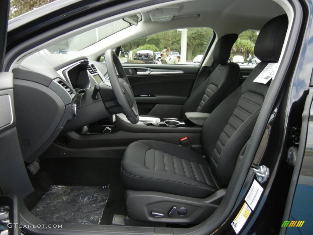 Charcoal Black Interior 2013 Ford Fusion SE Photo #71918307