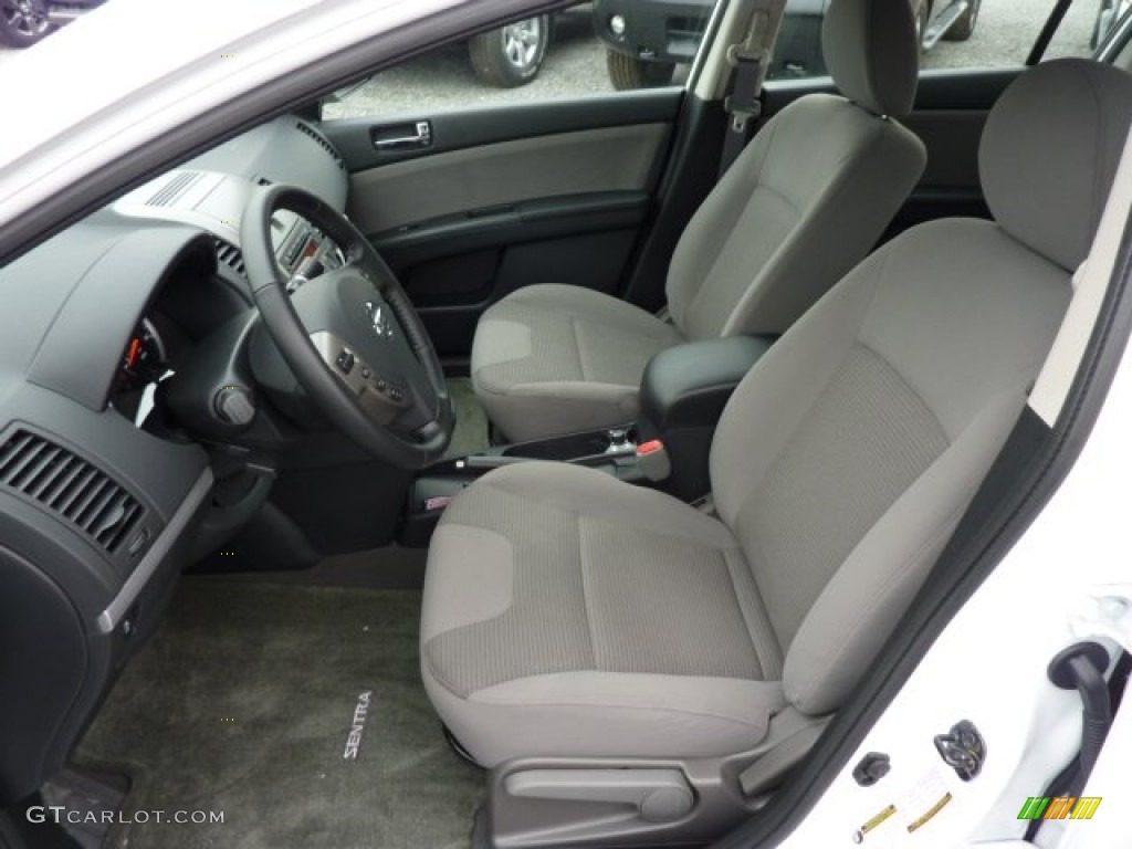 2012 Sentra 2.0 S - Aspen White / Charcoal photo #15