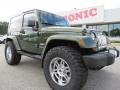 2008 Jeep Green Metallic Jeep Wrangler Sahara 4x4  photo #1