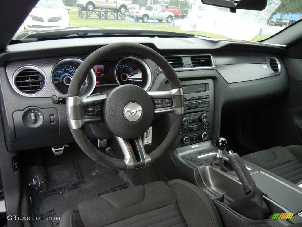 2013 Ford Mustang Boss 302 Laguna Seca Charcoal Black/Recaro Sport Seats Dashboard Photo #71920174