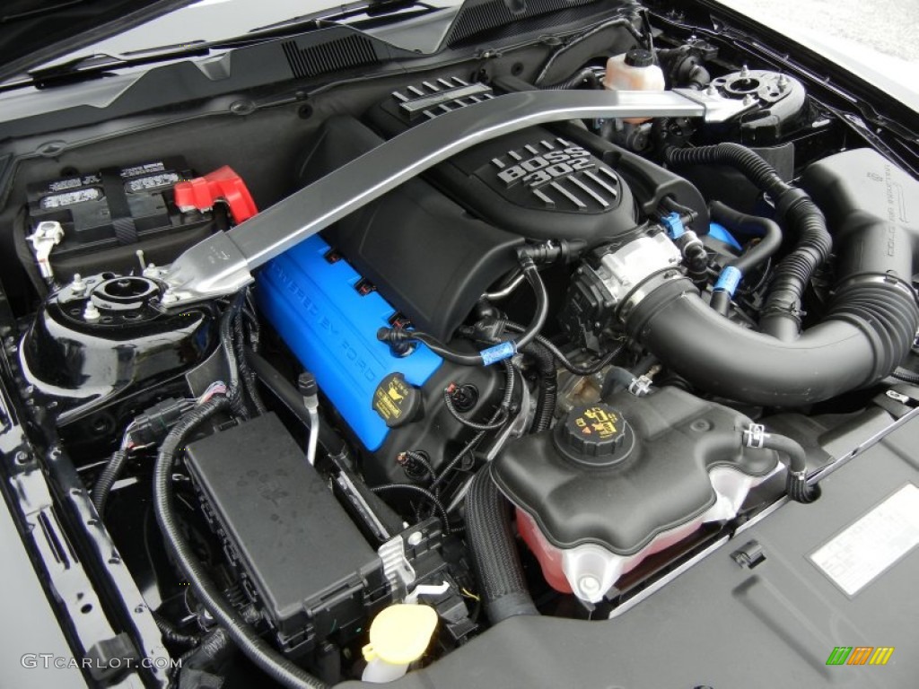 2013 Ford Mustang Boss 302 Laguna Seca 5.0 Liter 302 Hi-Po DOHC 32-Valve Ti-VCT V8 Engine Photo #71920290