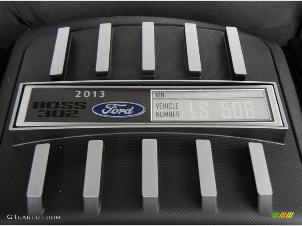 2013 Ford Mustang Boss 302 Laguna Seca 5.0 Liter 302 Hi-Po DOHC 32-Valve Ti-VCT V8 Engine Photo #71920345