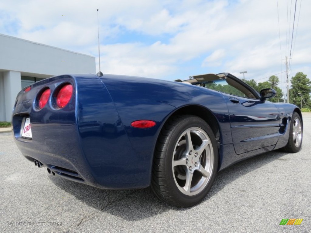 2004 Corvette Convertible - LeMans Blue Metallic / Shale photo #7