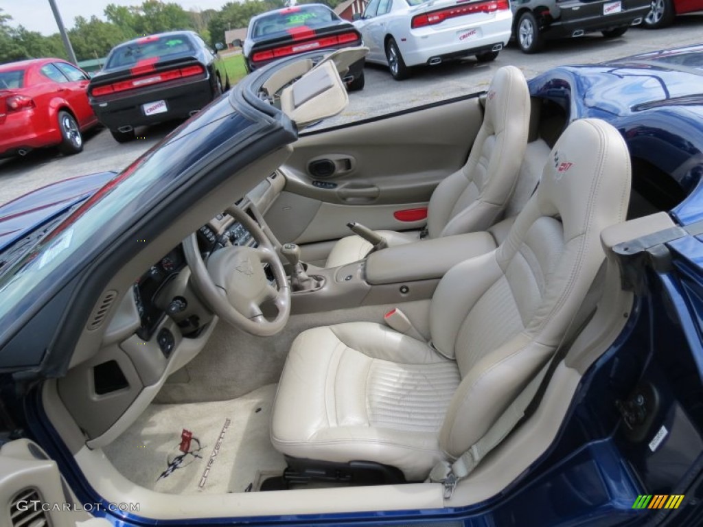 2004 Corvette Convertible - LeMans Blue Metallic / Shale photo #12