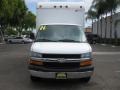 Summit White - Express Cutaway 3500 Commercial Moving Van Photo No. 2