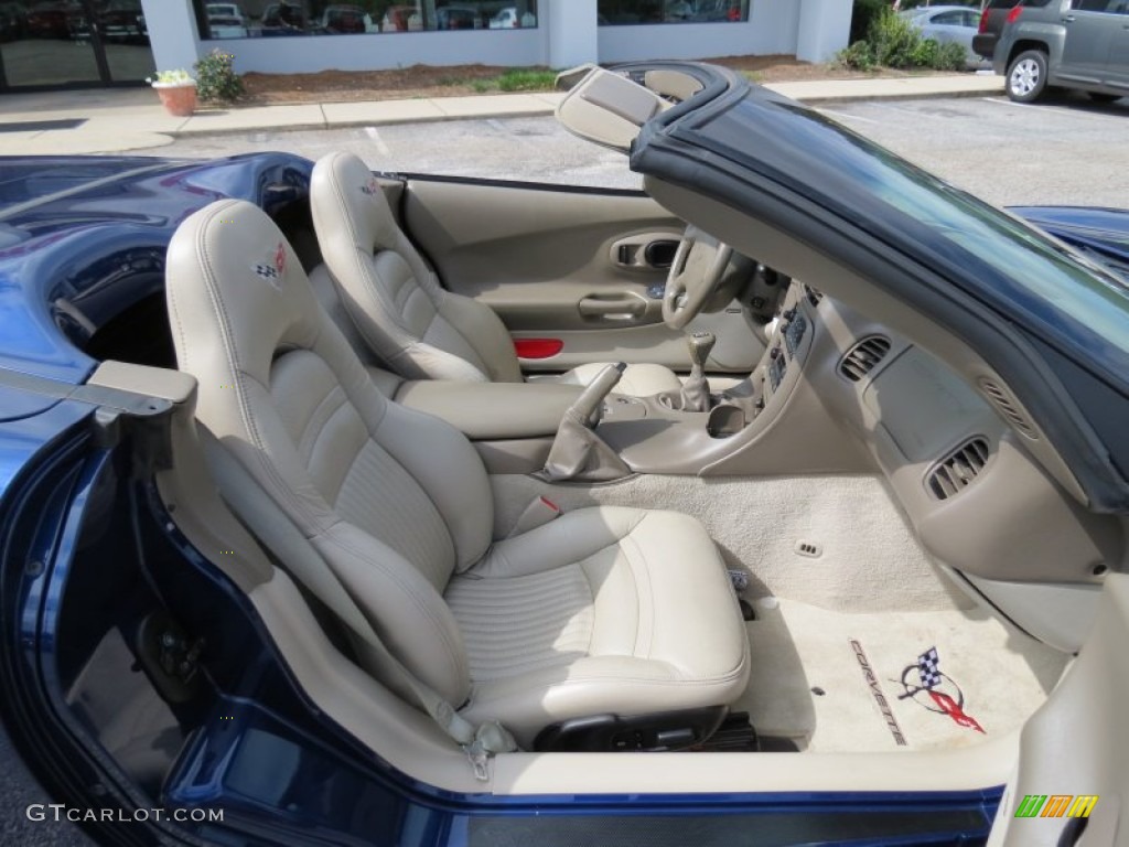 2004 Corvette Convertible - LeMans Blue Metallic / Shale photo #15