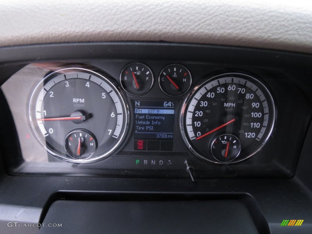 2010 Ram 1500 SLT Quad Cab - Bright Silver Metallic / Dark Slate/Medium Graystone photo #24