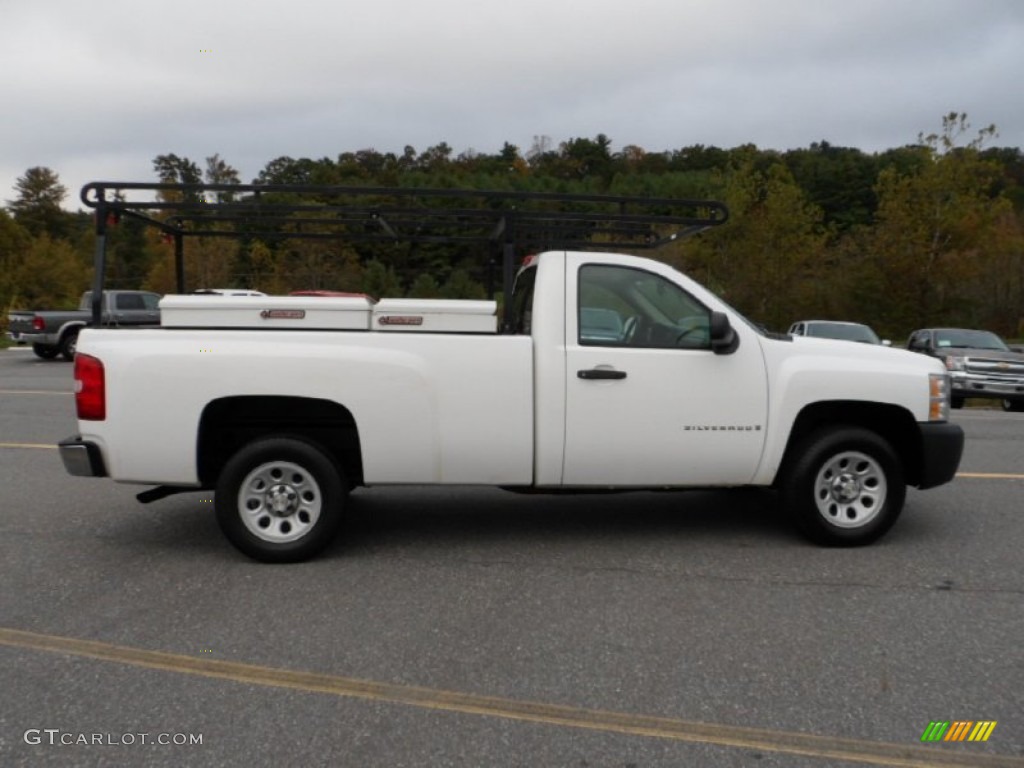 2008 Silverado 1500 Work Truck Regular Cab - Summit White / Dark Titanium photo #1