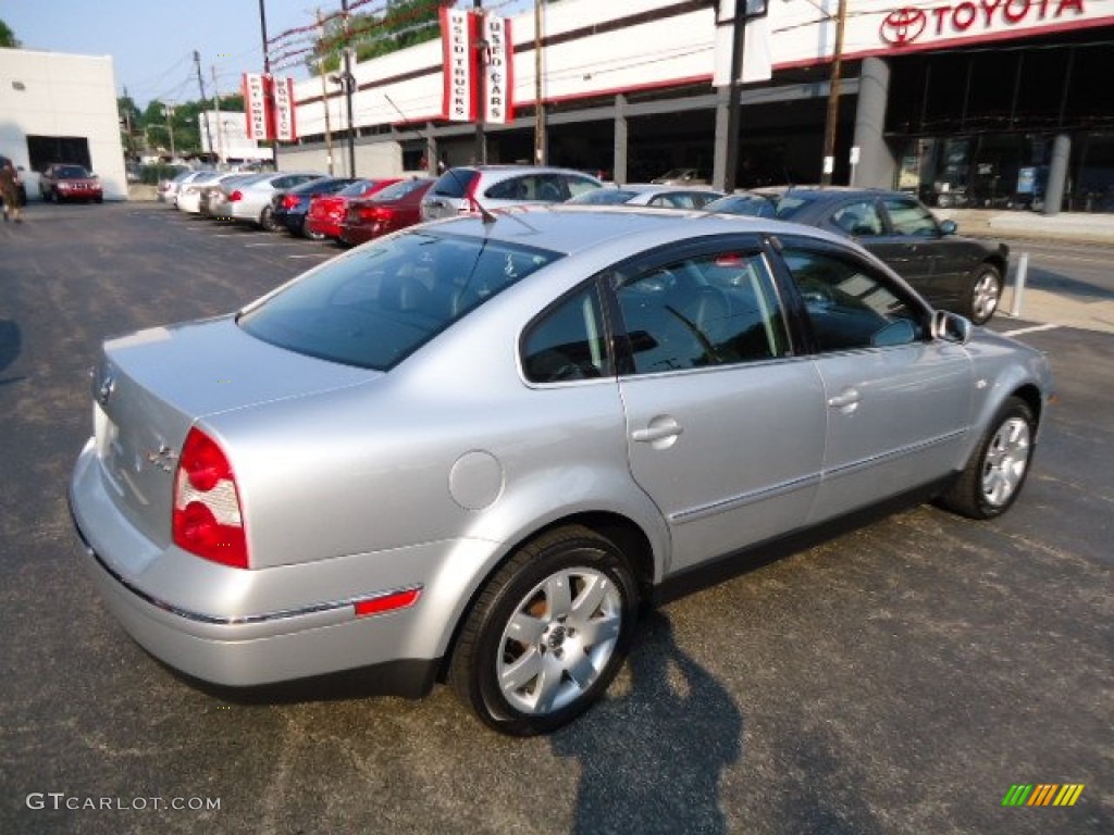 2003 Passat GLX 4Motion Sedan - Reflex Silver Metallic / Black photo #4